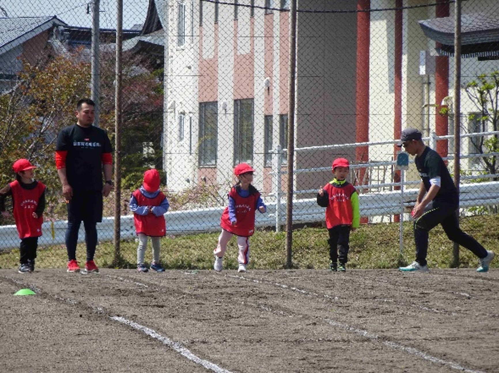 走り方教室の様子