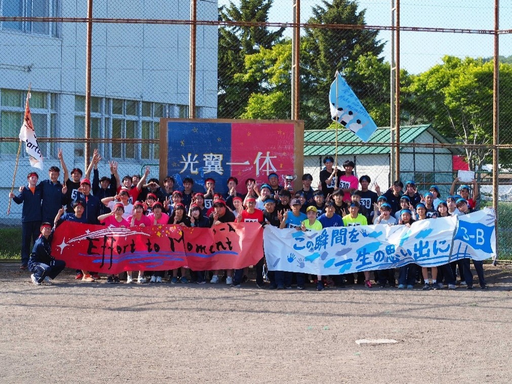 浦河第一中学校　集合写真