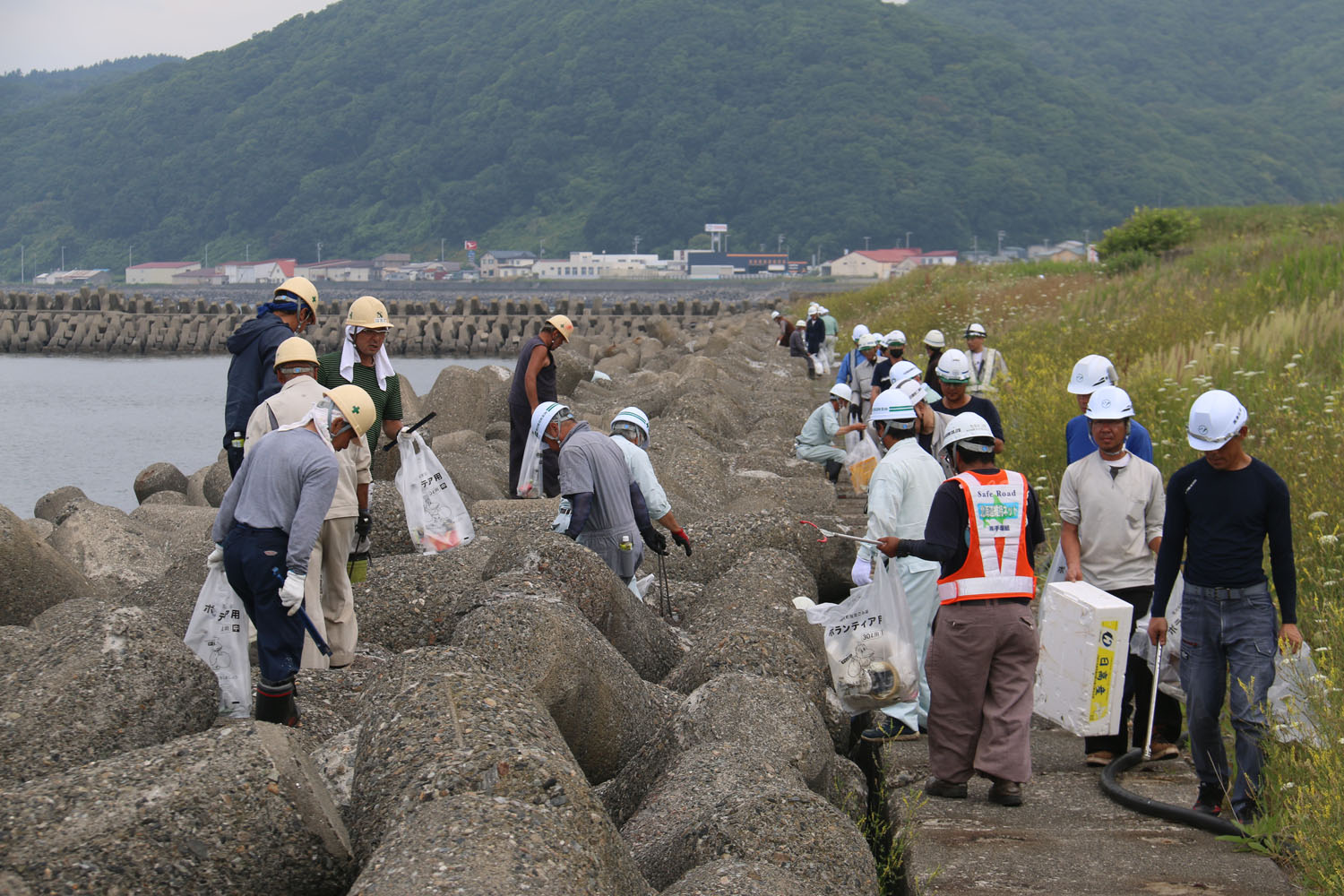 港を綺麗に保つためにボランティア清掃を行いましたのサムネイル