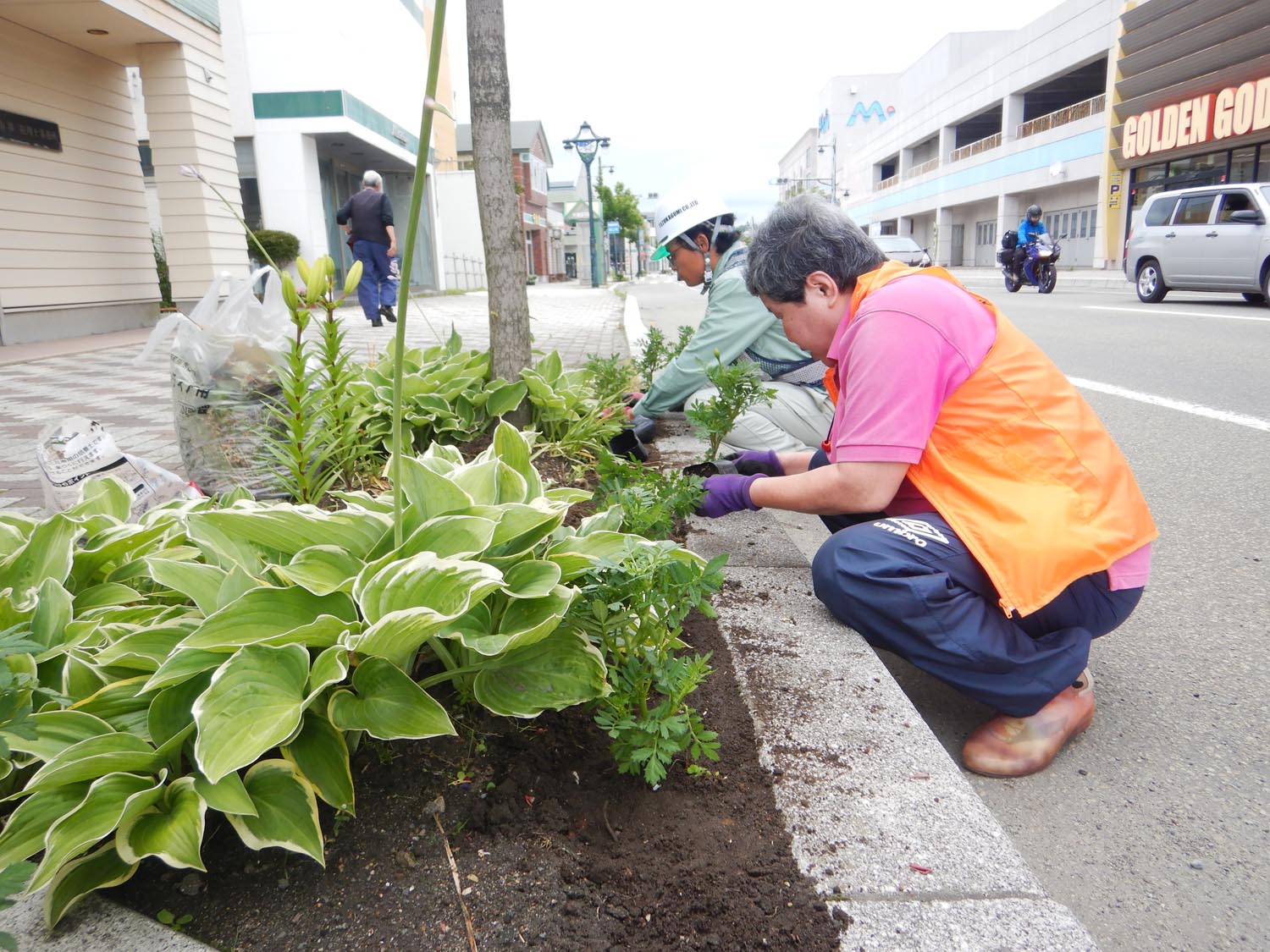 町内を「花いっぱい」に飾り付けましたのサムネイル