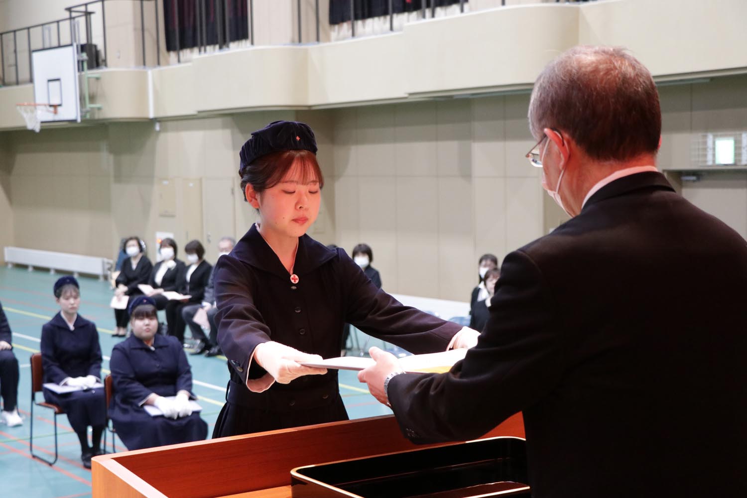 第33回浦河赤十字看護専門学校卒業式のサムネイル