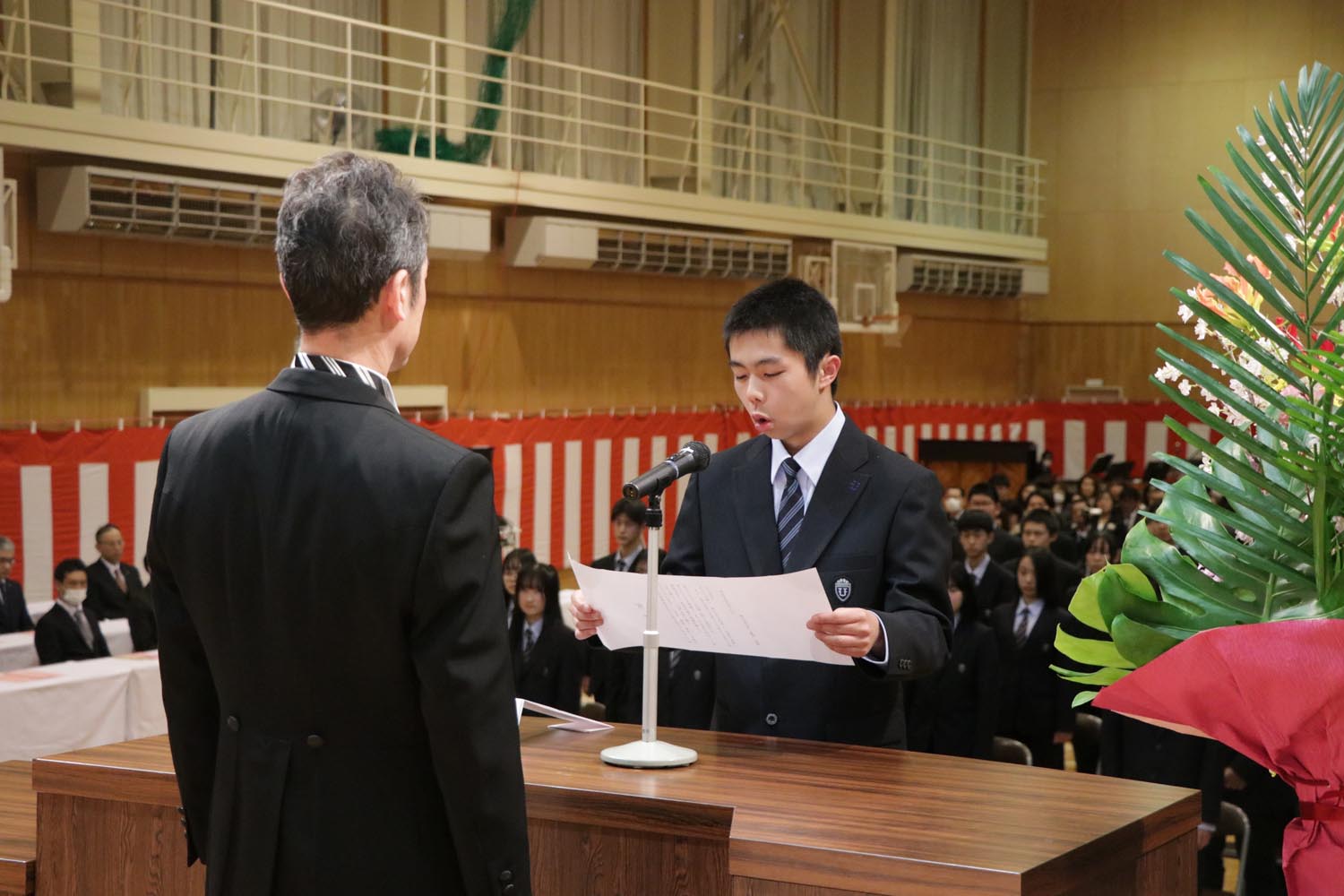 高校生活がスタート。浦河高校で入学式のサムネイル