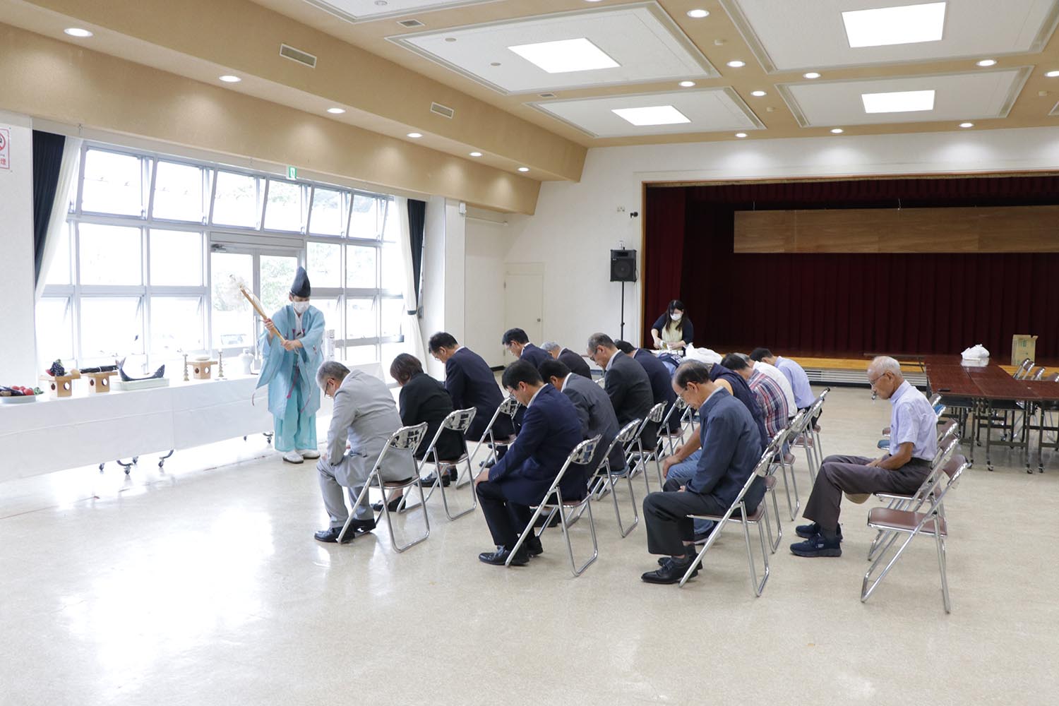 荻伏地区開拓記念祭の様子