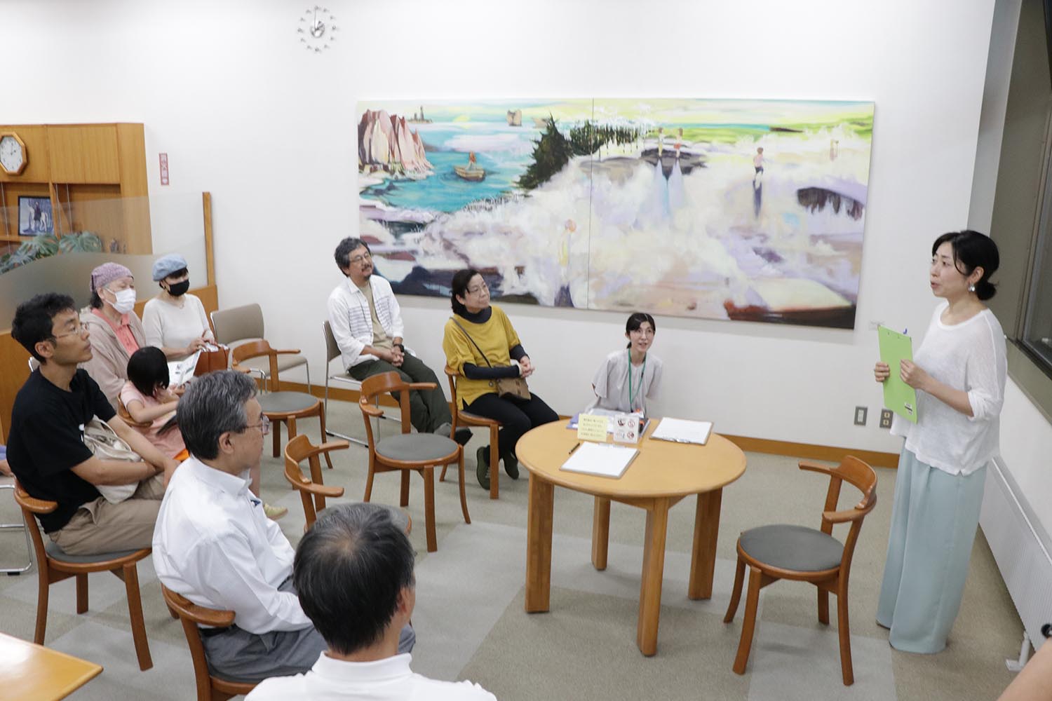 久野志乃さんによるギャラリートーク